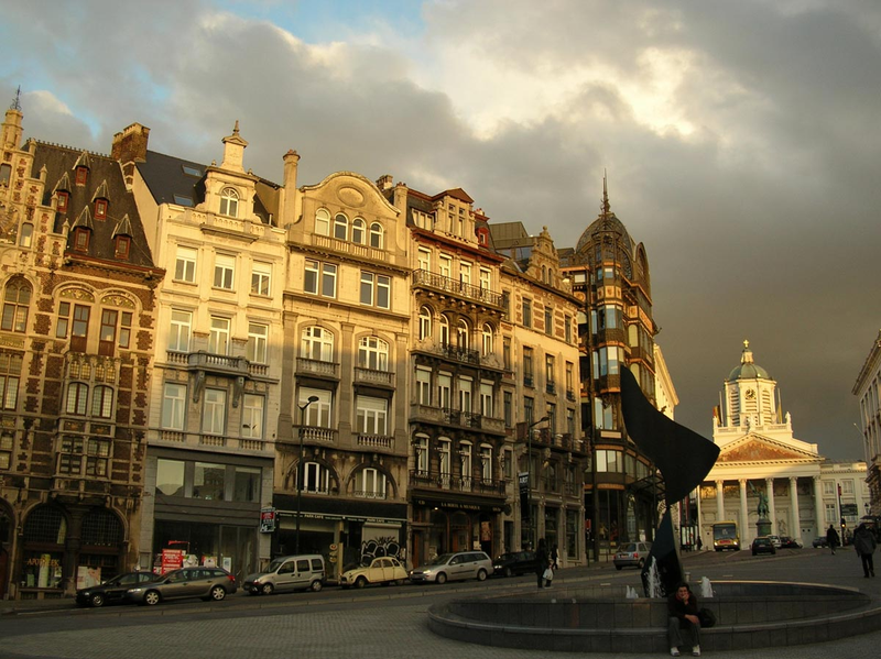 Atardecer en Bruselas. Wikimedia Commons